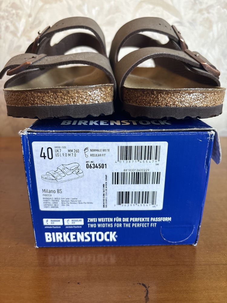 Sanadle de piele barbati * Birkenstock Milano BS* marimea 40