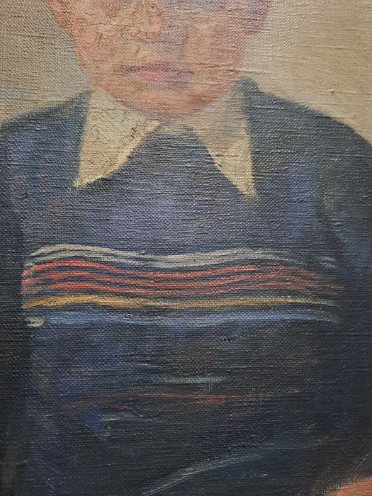 tablou pictura pe panza semnat Rudolf Welleba datat 1943