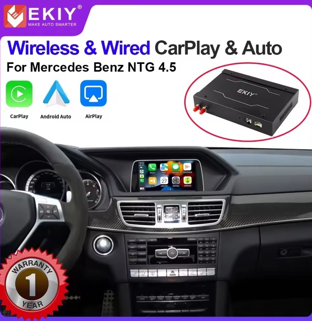 Carplay Android auto за Mercedes W212 W204 W218 W166 NTG 4.5 [4.0,5.0)