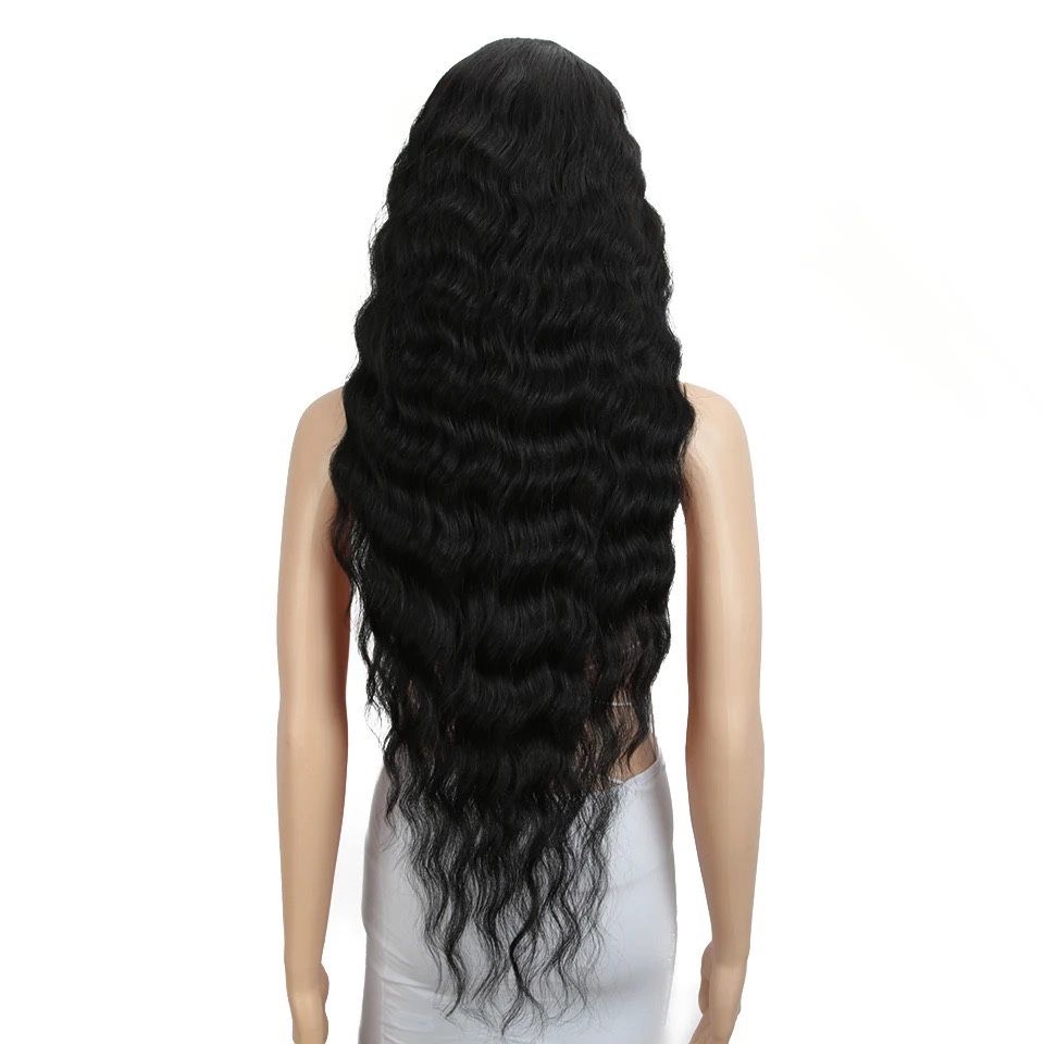 Peruca F8 Front Lace Afro creata ondulata bruneta blonda gri ombre