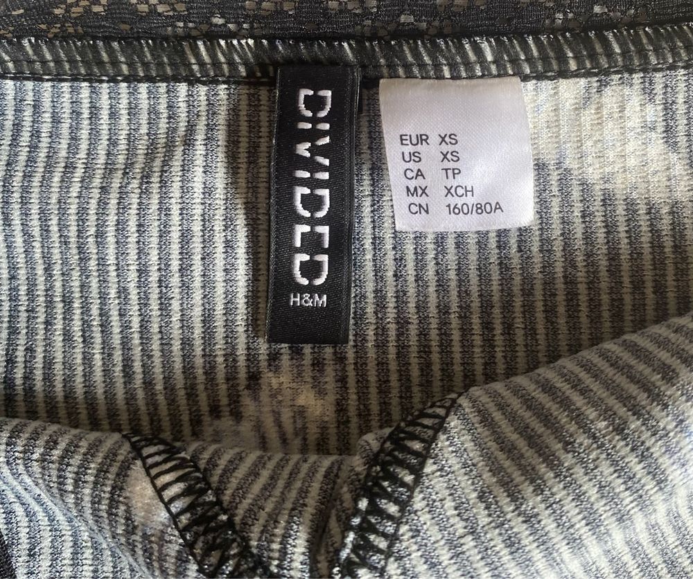 Черна рокля с презрамки и пеперуди от H&M – XS