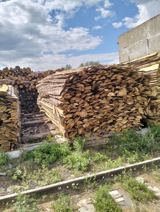 Горбыль дрова в пачках