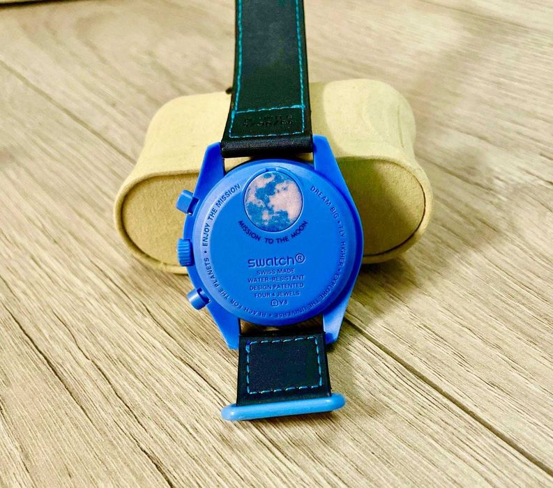 Ceas Swatch - Omega Mission to the Moon Phase