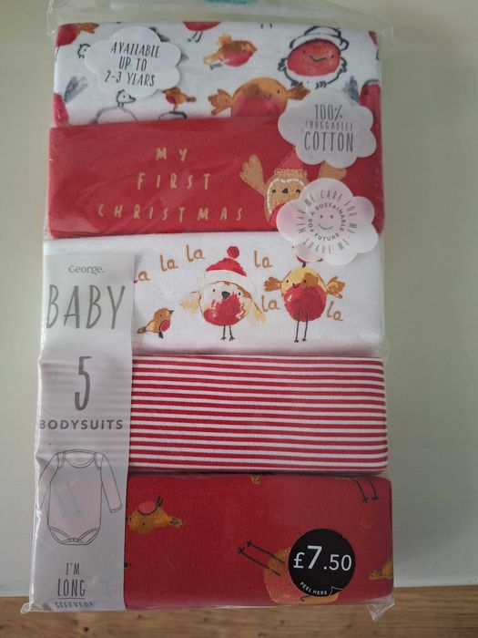 Два комплекта нови английски бодита