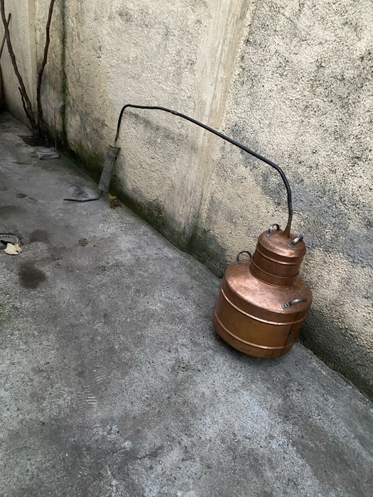 cazan pentru țuică din cupru
