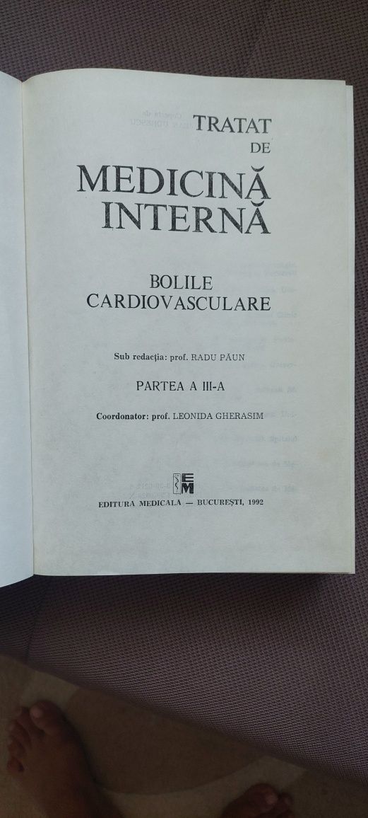Tratat se medicina interna vol. I și III