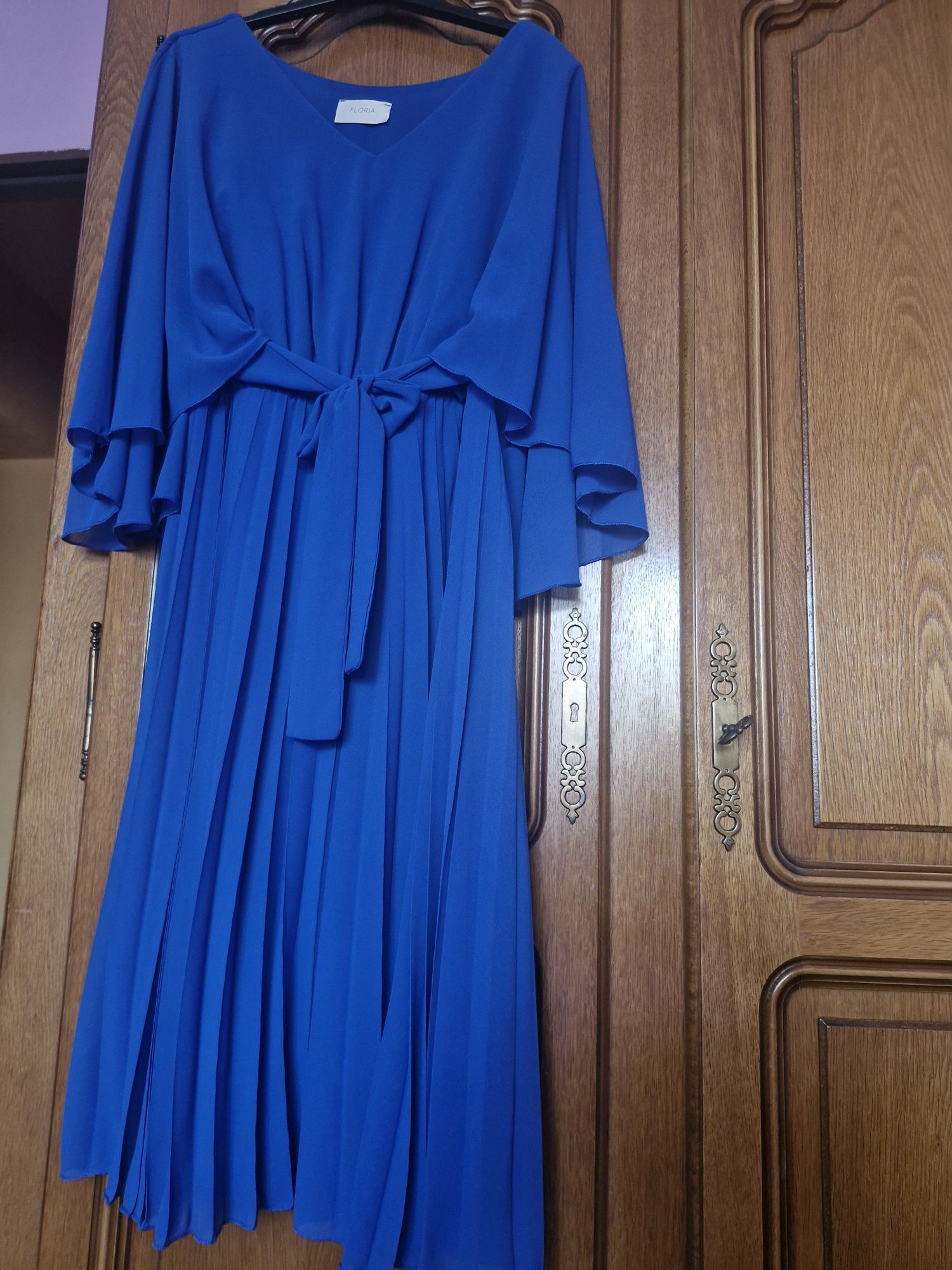 Rochie midi plisata Floria
