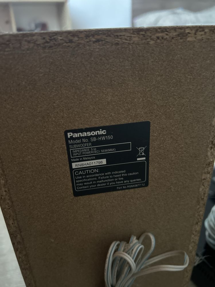 Sistem home cinema  sound system Panasonic Sc-PT 550
