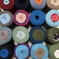 Трикотажная пряжа 450(± 50)г, длина 100-130м, 90% cotton 10% polyester