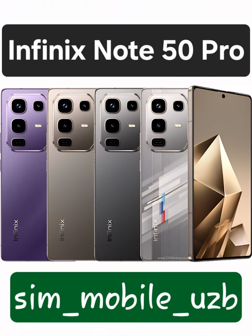 Infinix NOTE 50 Pro  2025 Super Skidka+Garantiya+Dastavka