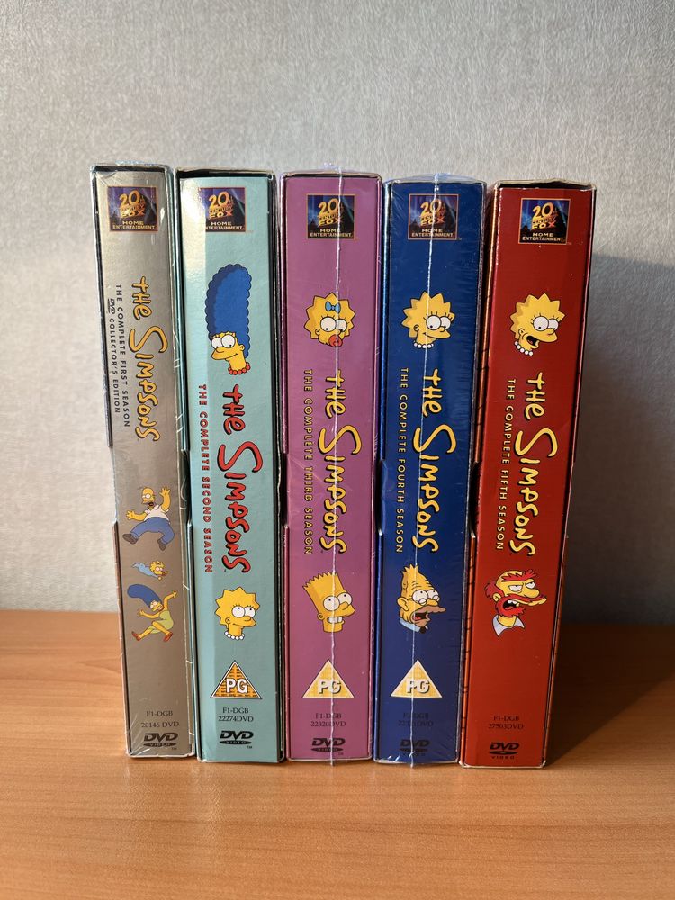 The Simpsons DVD Colletor’s edition - Seasons 1-5 чисто нови