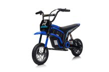 Motocicleta electrica Kinderauto Enduro 350W 24V, roti gonflabile Blue