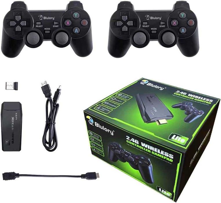 Безжична Ретро Игра Конзола Game Stick HD HDMI с 10000 игри 2джойстика