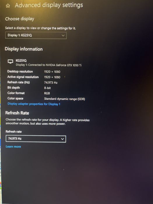 Монитор acer 75hz ПЕРФЕКТЕН!