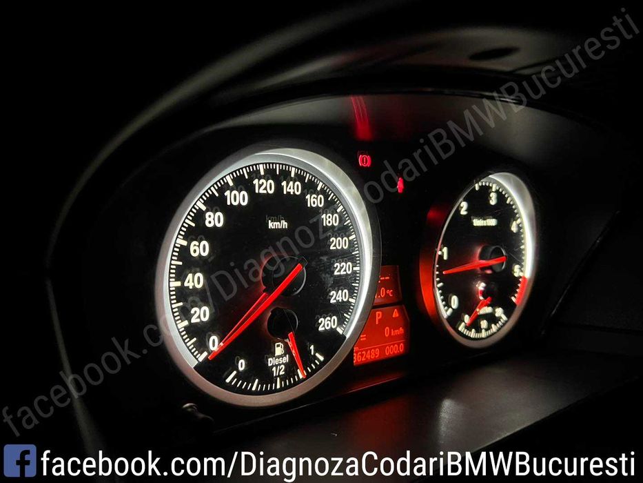 Modificare iluminat ceasuri bord BMW seria 3 5 X1 X3 X5 X6