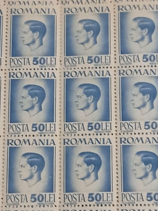 Timbre cu Regele Mihai