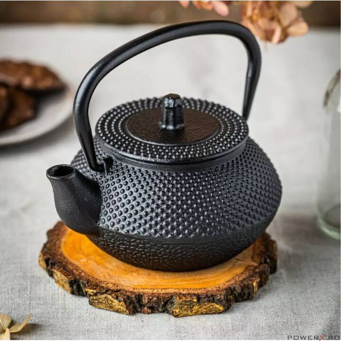 Ceainic cu infuzor, din fonta, 0,3l, fierbator traditional, Kinghoff