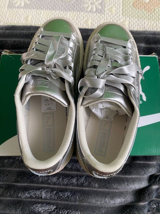Маратонки Puma Basket Platform Metal JR