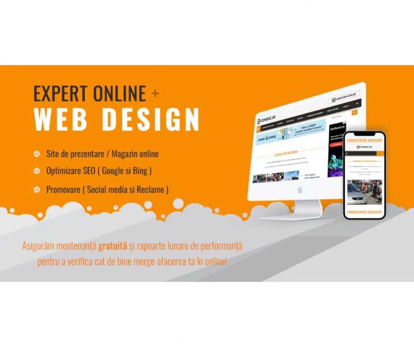 Creare Site de Prezentare Realizare Pagina Web Promovare Website