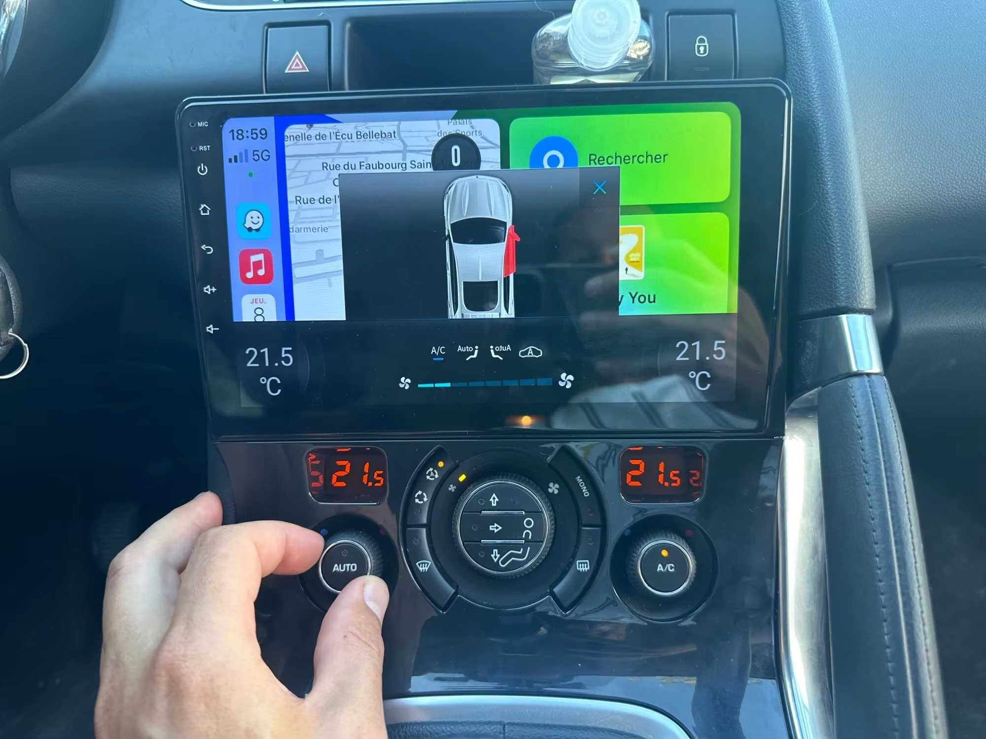 Мултимедия 9″ за Peugeot 3008 5008 Android 13 навигация CARPLAY DSP