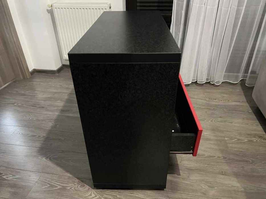 Mobilier cu sertare, spatiu depozitare si blat, in 2 culori