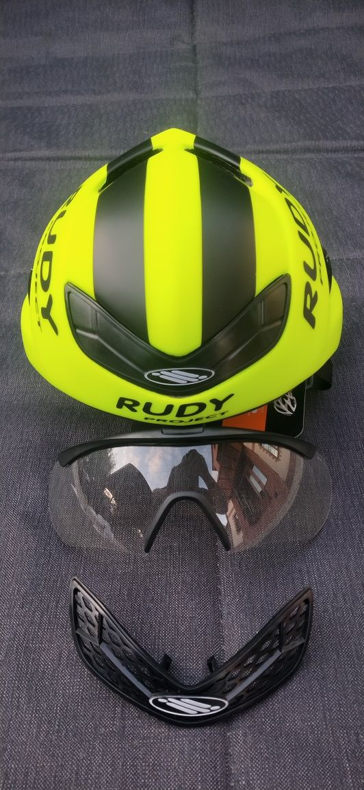 Вело шлем. Вело каска. Велосипедная каска. AIRSTORM. Rudy Project