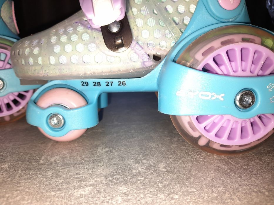 BYOX Регулируеми кънки с PVC колелца LITTLE BEETLE Frozen GIRL