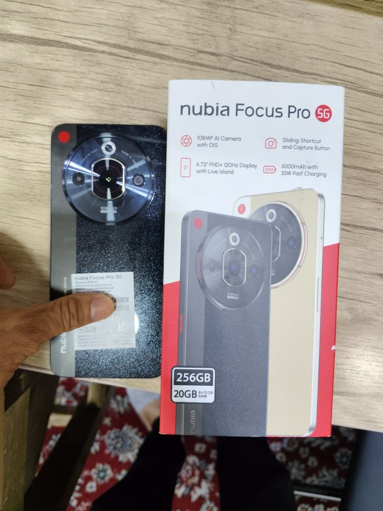 ZTE Nubia Focus Pro 5G pamit 20.256gb