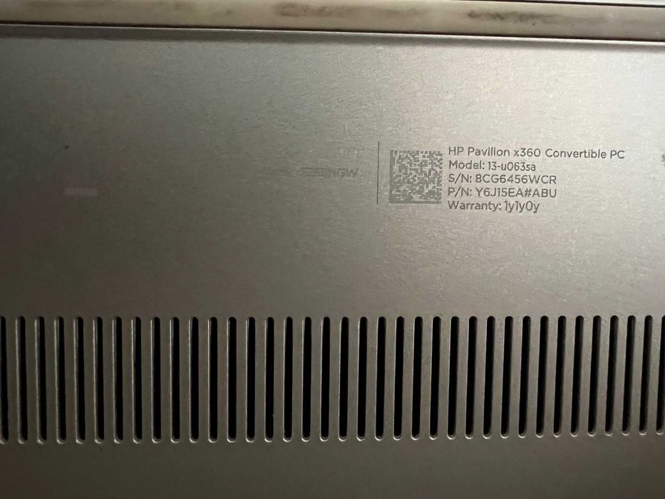 pavilion x360 13" i5 tableta cu touch  ssd 128gb 8 giga ram