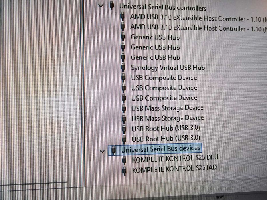 Native Instruments Komplete Kontrol S25 controller midi usb