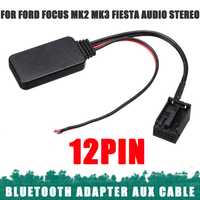 Adaptor Bluetooth Focus Mk2 MK3 for Fiesta12V (Cablu AUX 12 Pini)