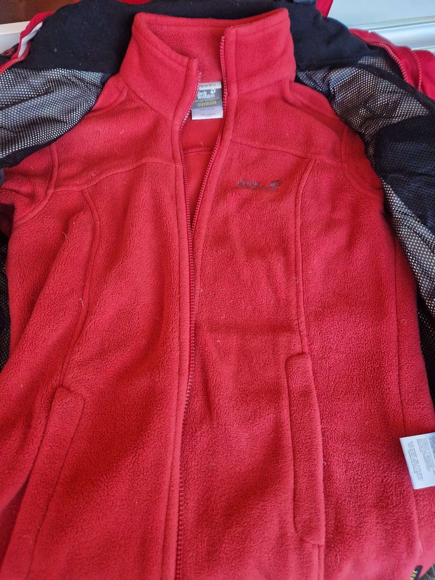 Дамско яке с полар Jack Wolfskin, размер М