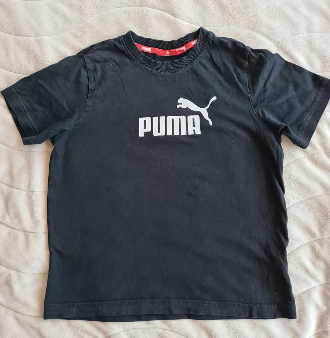 Черна тениска на PUMA и Къс топ Waikiki