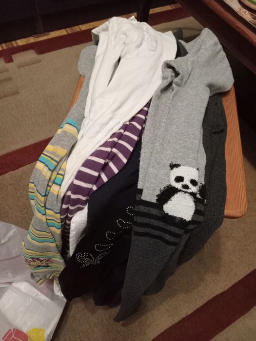Продам колготы х/б на 8-14 лет корейского производства и тёплые носки