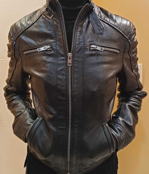 Кожено яке от естествена кожа Barneys originals