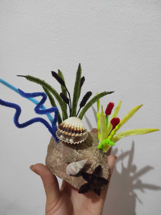 Ornament pe piatră cu semnificație de mare