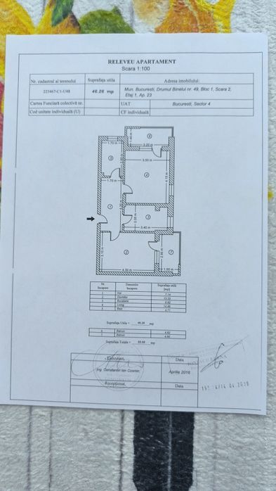 Apartament 2 camere drumul binelui Berceni decomandat