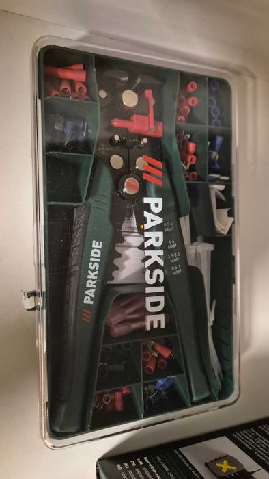 Parkside кримп клещи 3в1 231 части