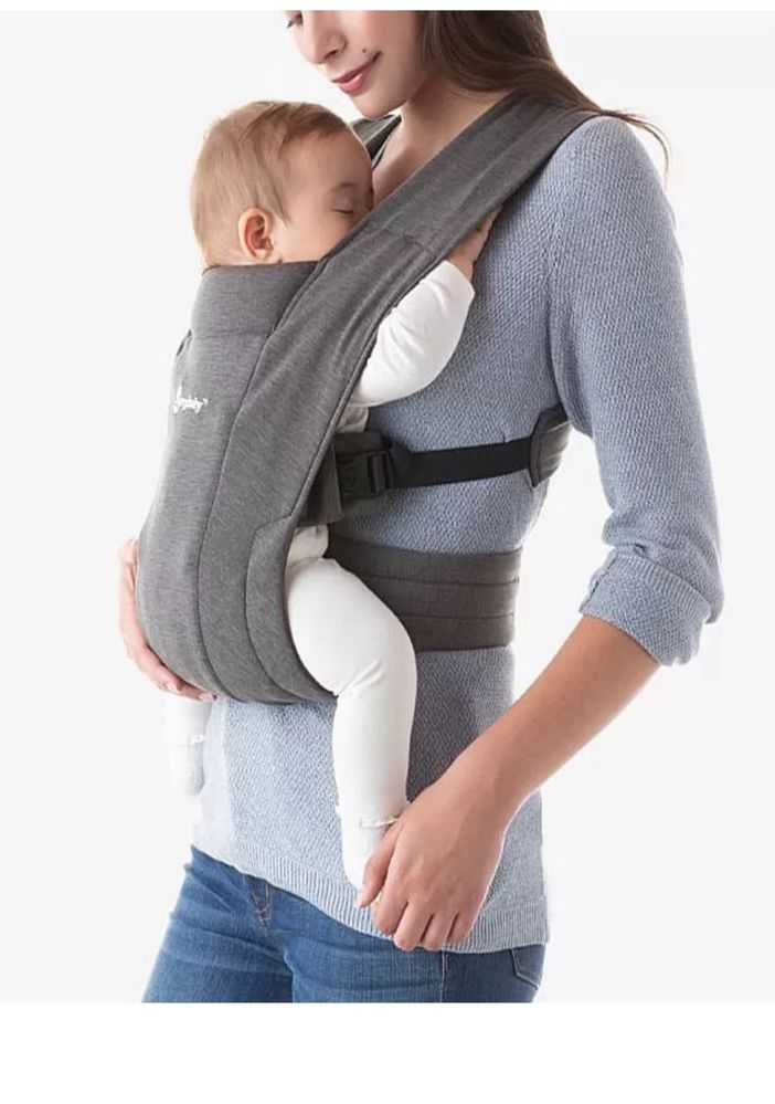 Ергономична раница Ergobaby - Embrace, Heather Grey