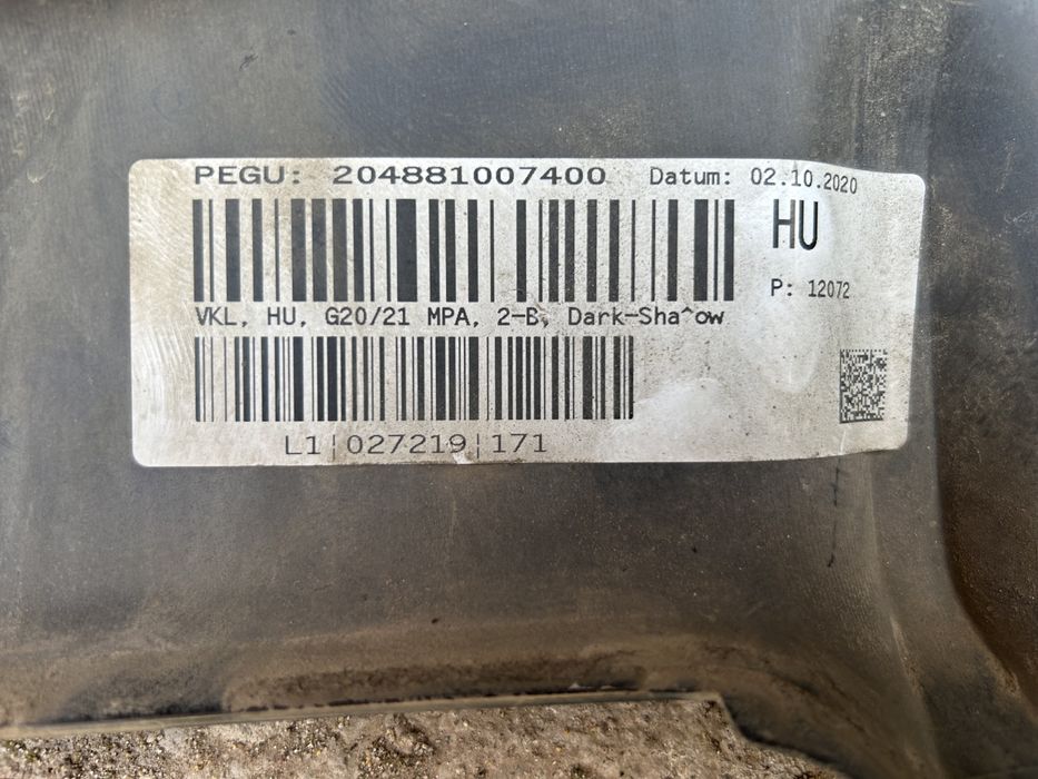 Bara spate bmw G20 seria 3 M paket 3.0 4.0 an 2019-2022