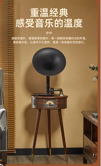 Итальянский стиль винтаж-граммофон / патефон — декоративный и рабочий