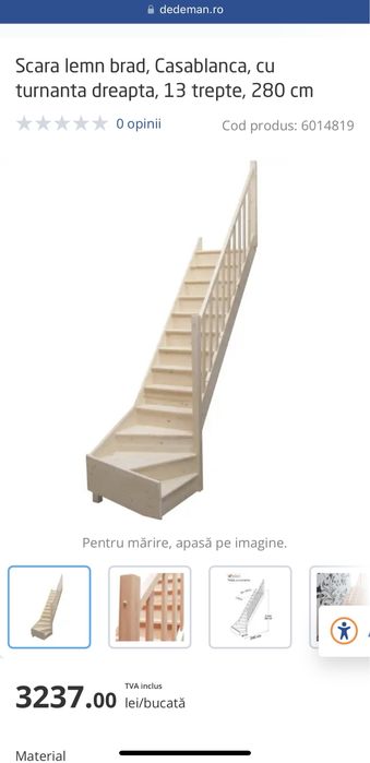 Vand scara de lemn