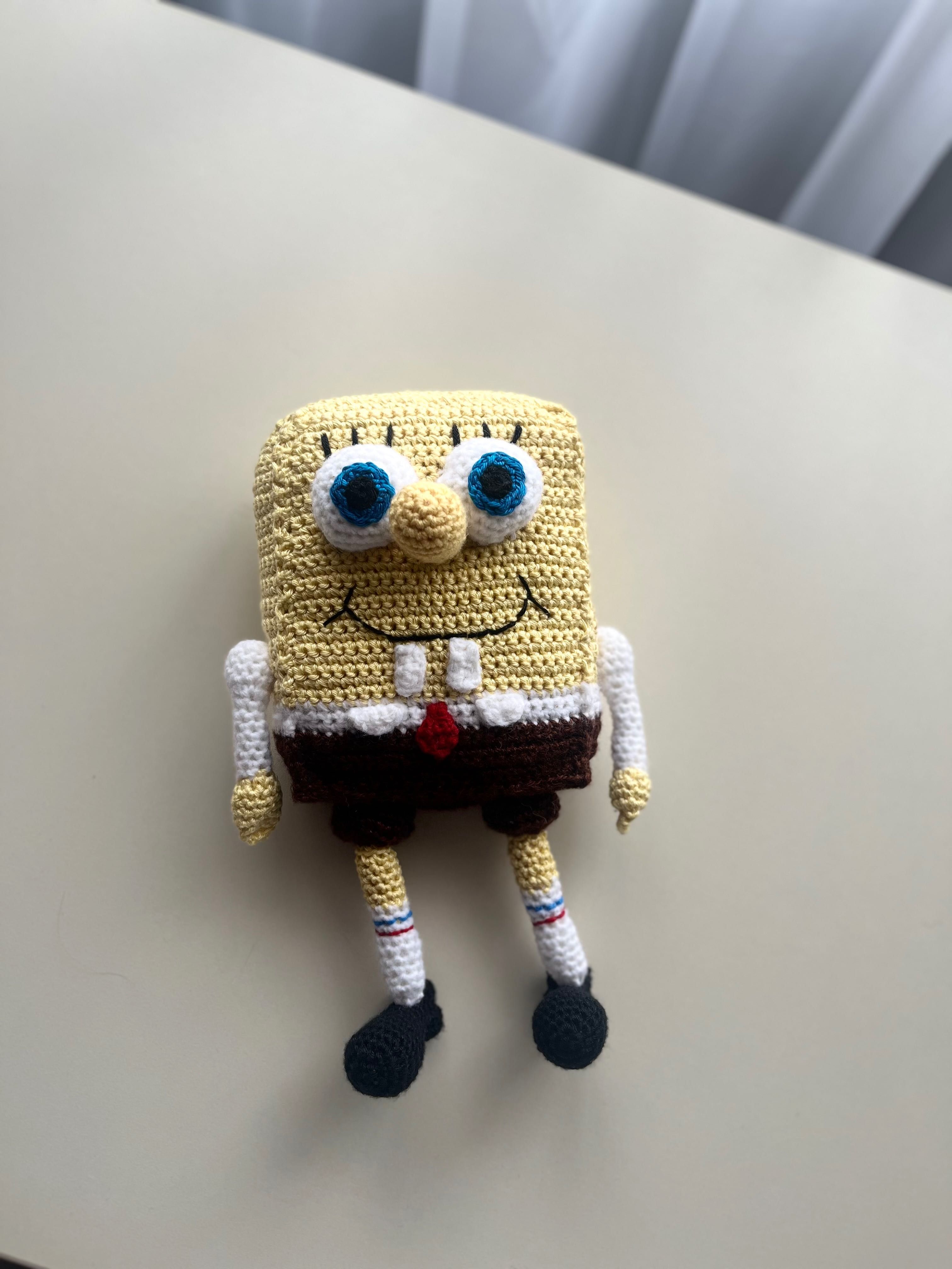 Sponge Bob jucarie crosetata manual