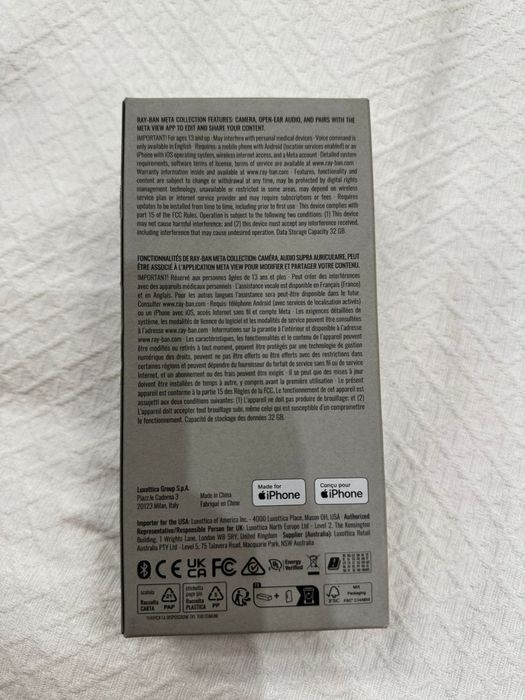 Очки Ray-Ban Meta