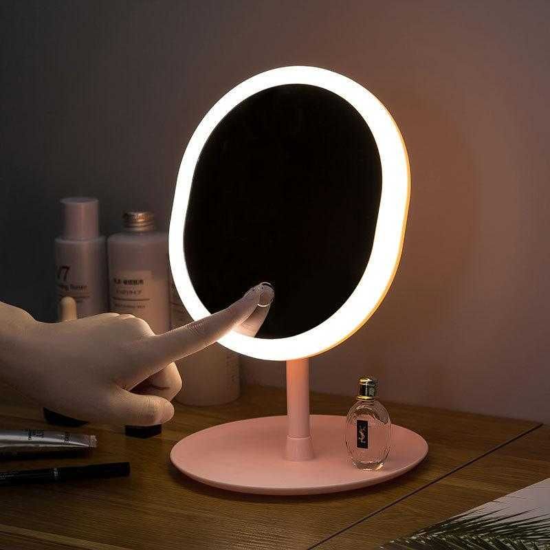 Настольное зеркало с LED подсветкой для макияжа