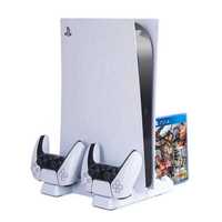 Stand Vertical PS5 Disc/Digital - cu accesorii