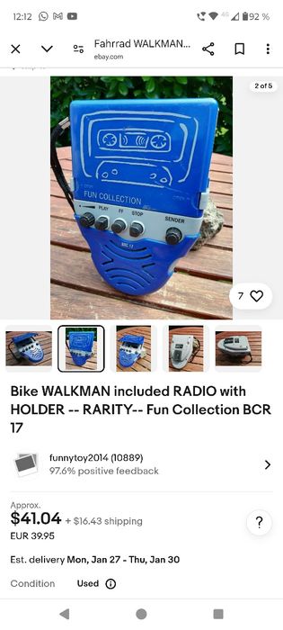 Radio pentru bicicleta și portabil