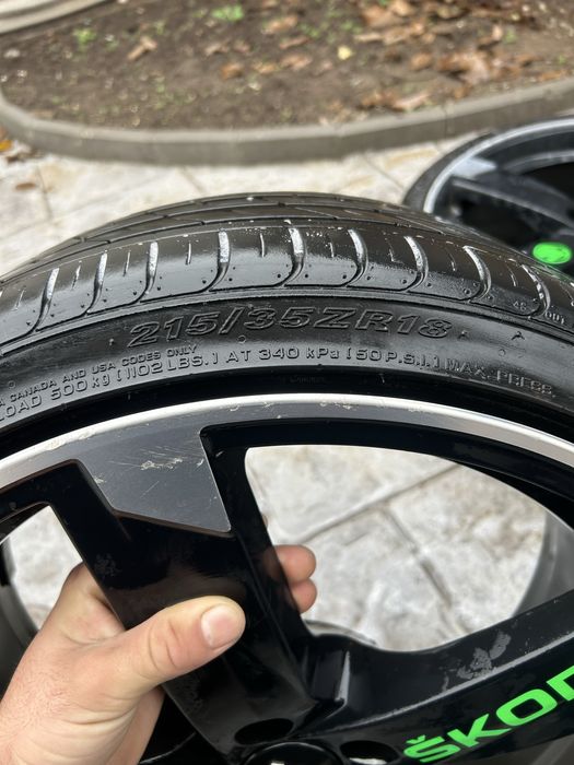 Vand jante r18 5x112 + anvelope de vara