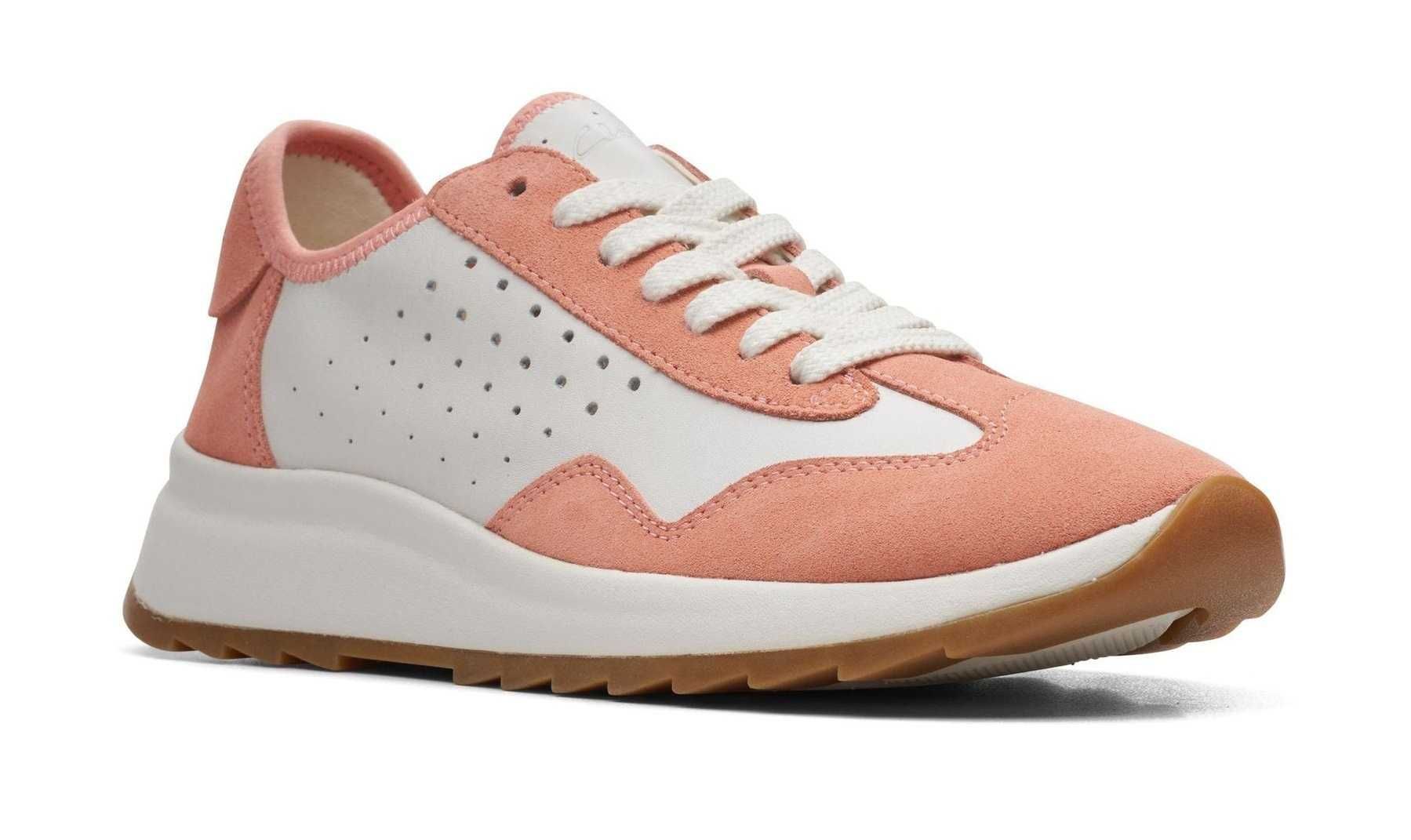 Оригинални Дамски Маратонки Clark's Dash Lite Lace Coral/White