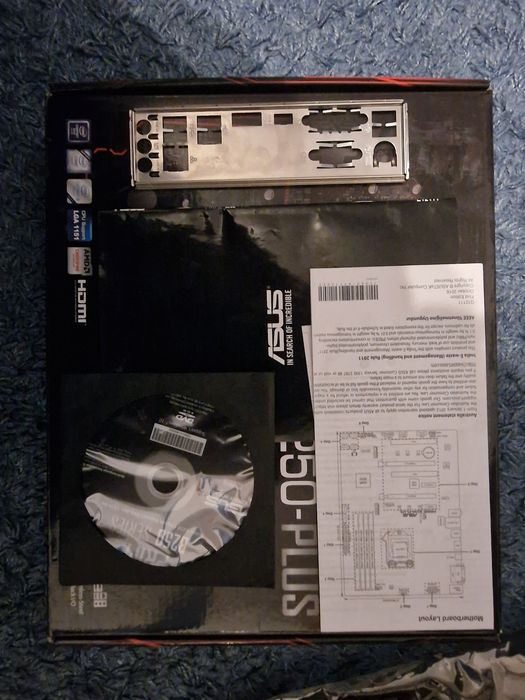 placa de baza asus prime b250 plus + i5 7600k